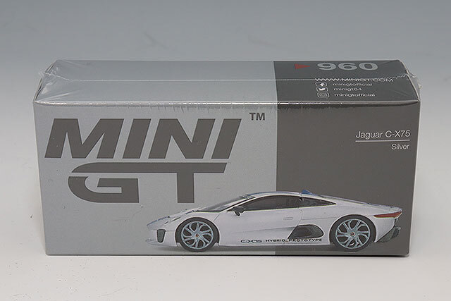 TSM ミニGT 1/64 ジャガー C-X75 シルバー 左ハンドル