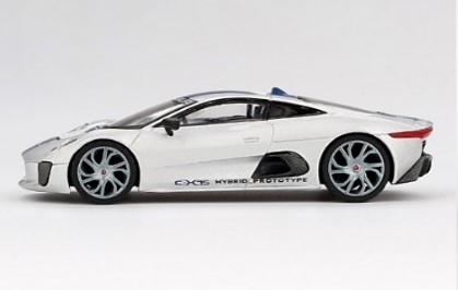 TSM ミニGT 1/64 ジャガー C-X75 シルバー 左ハンドル