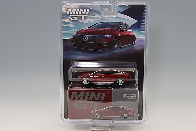 TSM ミニGT 1/64 メルセデス ベンツ EQS 580 4MATIC レッドメタリック
