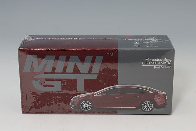 TSM ミニGT 1/64 メルセデス ベンツ EQS 580 4MATIC レッドメタリック