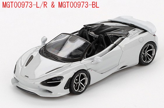 TSM ミニGT 1/64 マクラーレン 750S スパイダーシーラスグレー (左