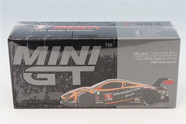 デクラン・ライス　オートグラフ Top Speed 1/18 マクラーレン 720S GT3 EVO IMSA Motul Course de