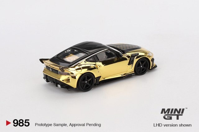 TSM ミニGT 1/64 日産 Z ヴェイルサイド FFZ400 ゴールドクロム 左ハンドル