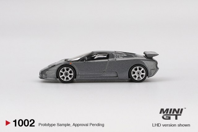TSM ミニGT 1/64 ブガッティ EB110 スーパースポーツ グリージョ