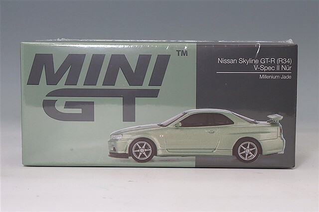 TSM ミニGT 1/64 日産 スカイライン GT-R R34 V-specII ニュル