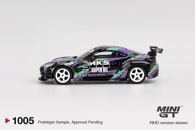 TSM ミニGT 1/64 トヨタ GR86 HKS タイプR 2022 東京オートサロン 右
