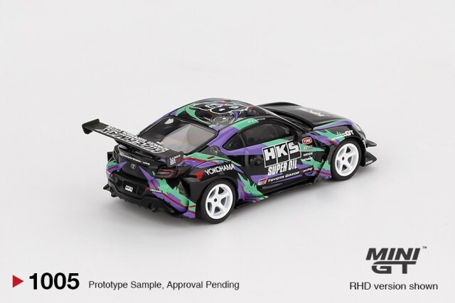 TSM ミニGT 1/64 トヨタ GR86 HKS タイプR 2022 東京オートサロン 右