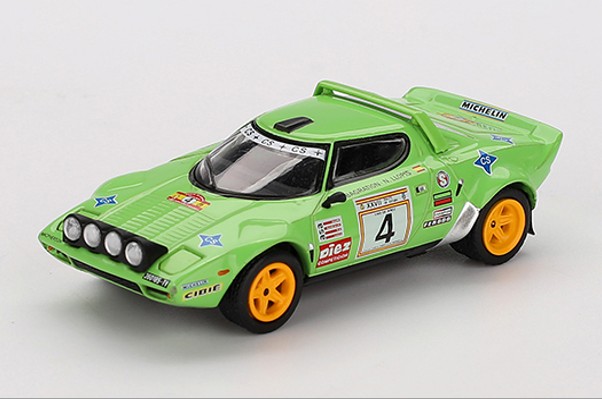 TSM ミニGT 1/64 ランチア ストラトス HF スペイン ラリー 1979 優勝車