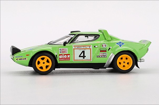 TSM ミニGT 1/64 ランチア ストラトス HF スペイン ラリー 1979 優勝車