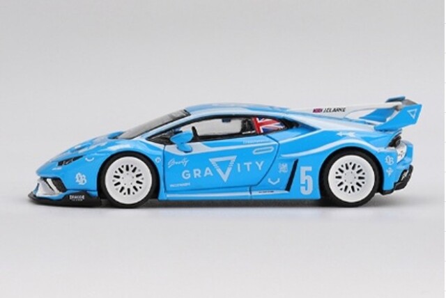 MINI GT LB★WORKS ランボルギーニウラカン ver.1 ストライプ MINI GT (ミニジーティー) ダイキャストカー LB☆WORKS ランボルギーニ