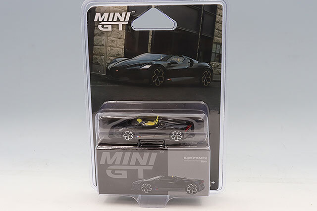TSM ミニGT 1/64 ブガッティ W16 ミストラル ブラック 左ハンドル