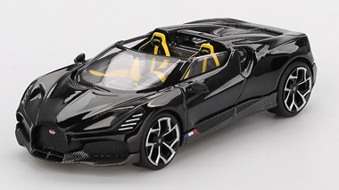 TSM ミニGT 1/64 ブガッティ W16 ミストラル ブラック 左ハンドル