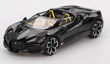 TSM ミニGT 1/64 ブガッティ W16 ミストラル ブラック 左ハンドル