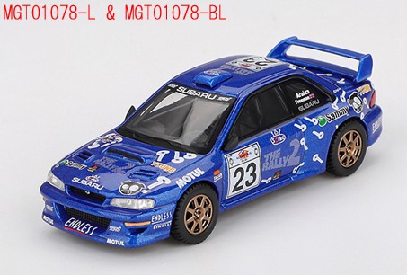 TSM ミニGT 1/64 スバル インプレッサ WRC99 2000 アクロポリスラリー