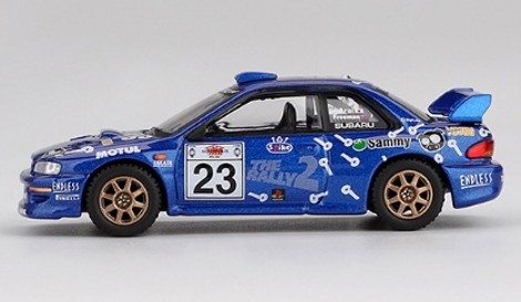 TSM ミニGT 1/64 スバル インプレッサ WRC99 2000 アクロポリスラリー