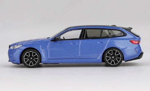 TSM ミニGT 1/64 BMW M5 ツーリング (G99) マリーナベイブルー