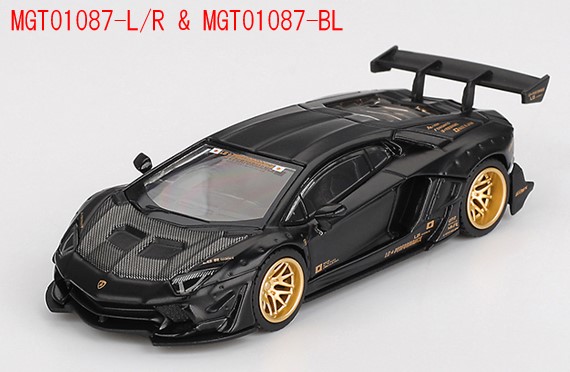 MINIGT ミニGT　LBワークス　ランボルギーニ アヴェンタドール ブラック ☆予約品☆ TSM ミニGT 1/64 LB WORKS ランボルギーニ アヴェン