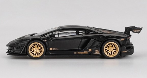 MINIGT ミニGT　LBワークス　ランボルギーニ アヴェンタドール ブラック MINI GT 1/64 Lamborghini LB-Silhouette WORKS Aventador GT
