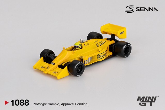 ジャンク扱い ビッグスケールF1コレクション 1/24 ロータス 99T セナ TSM ミニGT 1/64 ロータス 99T 1987 F1 モナコGP ウィナー #12 A.セナ