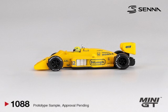 TSM ミニGT 1/64 ロータス 99T 1987 F1 モナコGP ウィナー #12 A.セナ