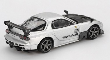 TSM ミニGT 1/64 マツダ RX-7 RE雨宮 シルバーメタリック 左ハンドル