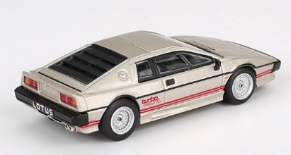 TSM ミニGT 1/64 ロータス エスプリ ターボ メタリックシルバー 左