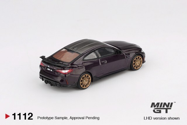 TSM ミニGT 1/64 BMW M4 Mパフォーマンス (G82) デイトナバイオレット