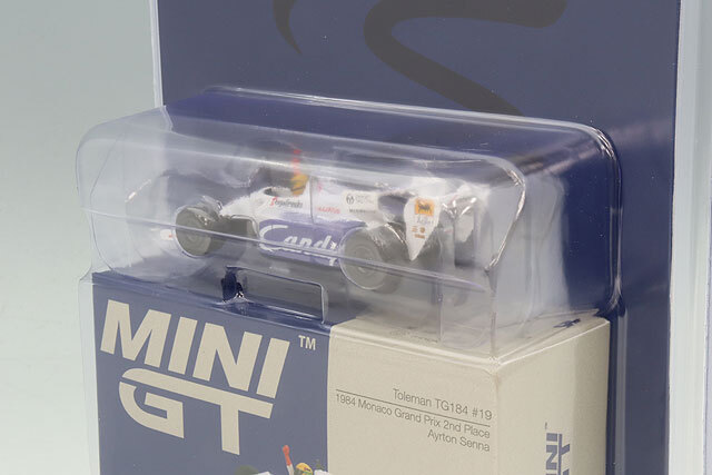 TSM ミニGT 1/64 トールマン TG184 F1 1984 モナコGP 2位入賞車 #19 A