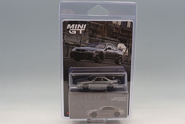 TSM ミニGT 1/64 日産 スカイライン GT-R ダークメタルグレー ニスモ