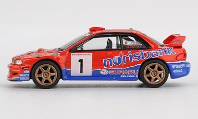 1/64 MINI-GT インプレッサ 等 MINI GT 1/64 (ダイキャスト製) スバル インプレッサ WRC97 DRM 1999