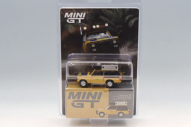 TSM ミニGT 1/64 レンジ ローバー 1981 キャメルトロフィー スマトラ
