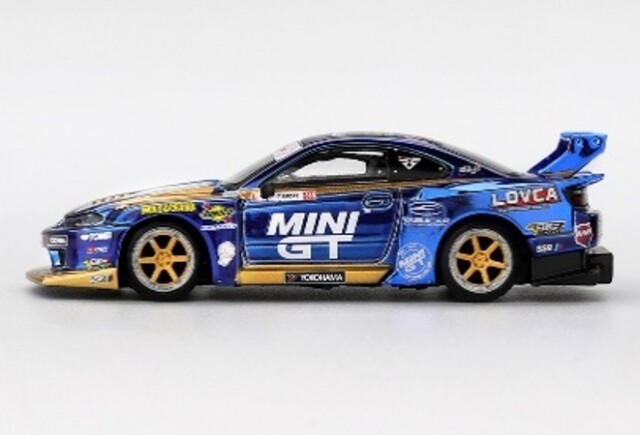 TSM ミニGT 1/64 日産 シルビア S15 LB-スーパーシルエット #555 2025