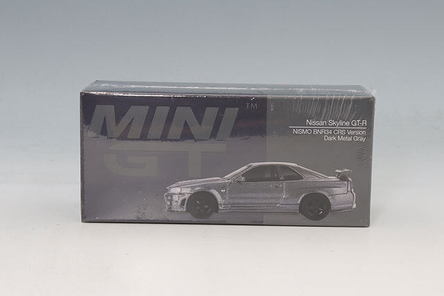 TSM ミニGT 1/64 日産 スカイライン GT-R ダークメタルグレー ニスモ