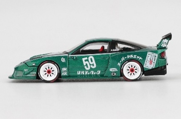 小物 mst..tsm ☆予約品☆ TSM ミニGT 1/64 日産 LB-スーパーシルエット 180SX 東京