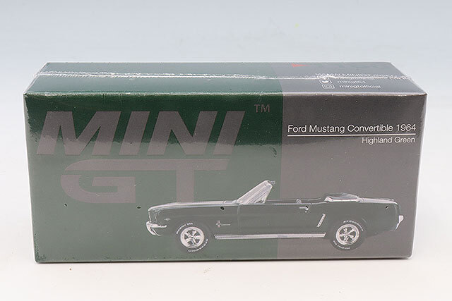 フォード マスタング コンバーチブル ミニカー ブラック ホワイト グリーン TSM ミニGT 1/64 フォード マスタング コンバーチブル 1964 ハイライト