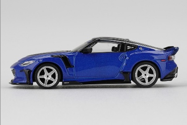 TSM ミニGT 1/64 日産 Z ヴェイルサイド FFZ400 セイランブルー 左ハンドル