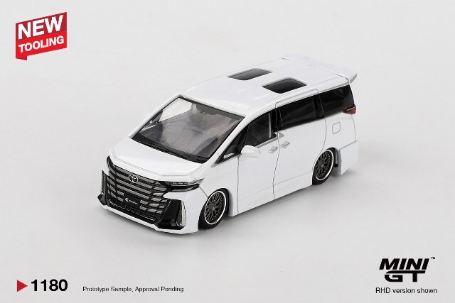 トミカ改造MINI GT トヨタ ヴェルファイア 40 KUHL 右ハンドル TSM ミニGT 1/64 トヨタ ヴェルファイア 40 KUHL ホワイト (右ハンドル)