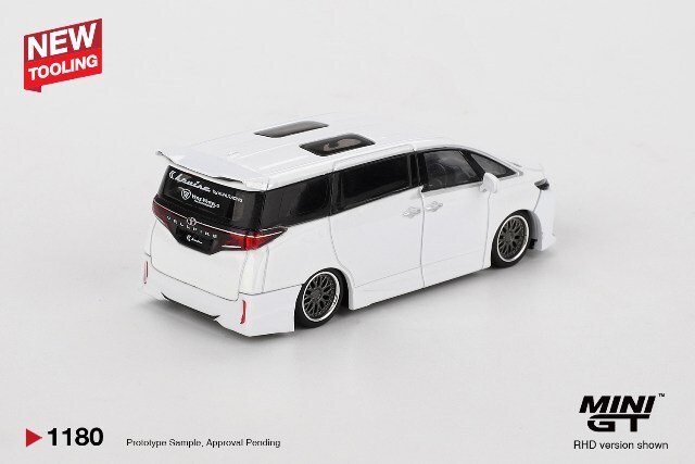 TSM ミニGT 1/64 トヨタ ヴェルファイア 40 KUHL ホワイト (右ハンドル)
