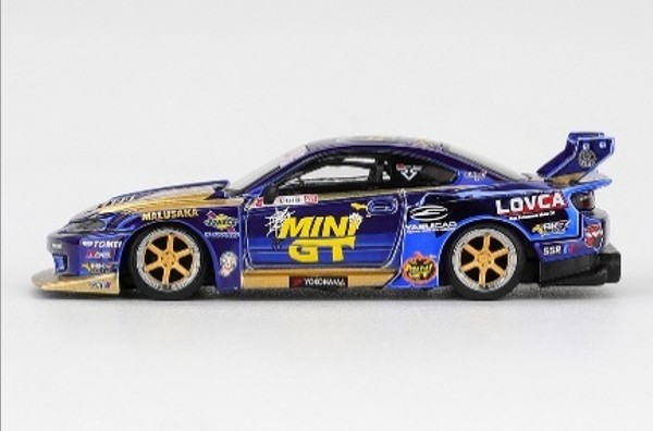 ☆予約品☆ TSM ミニGT 1/64 日産 シルビア S15 LB-スーパーシルエット