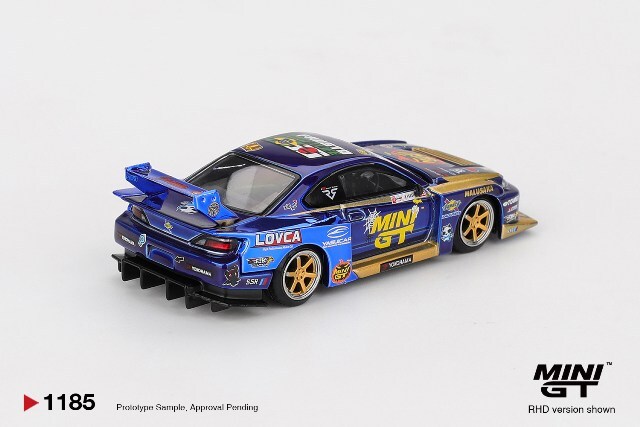TSM ミニGT 1/64 日産 シルビア S15 LB-スーパーシルエット Team MINI