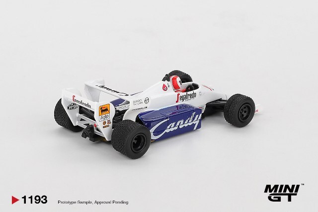 TSM ミニGT 1/64 トールマン TG184 1984 F1 モナコGP #20 J.チェコット