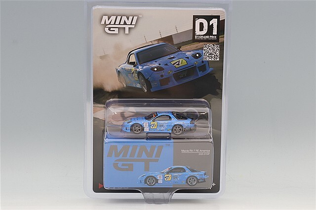 TSM ミニGT 1/64 マツダ RX-7 RE雨宮 2025 D1 GP #7 松井有紀夫