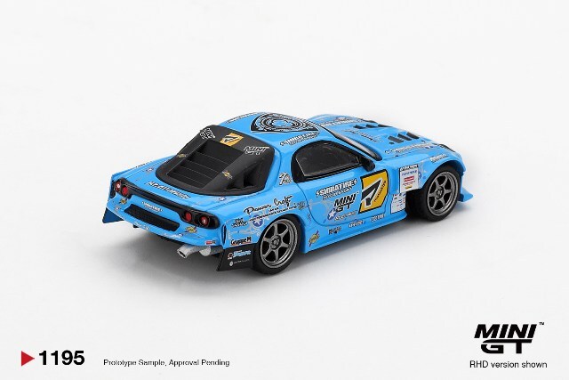 TSM ミニGT 1/64 マツダ RX-7 RE雨宮 2025 D1 GP #7 松井有紀夫