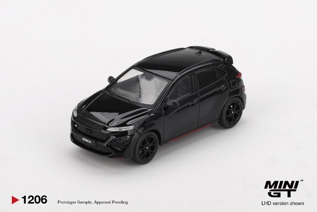 TSM ミニGT 1/64 ヒョンデ コナ N ファントムブラック (左ハンドル
