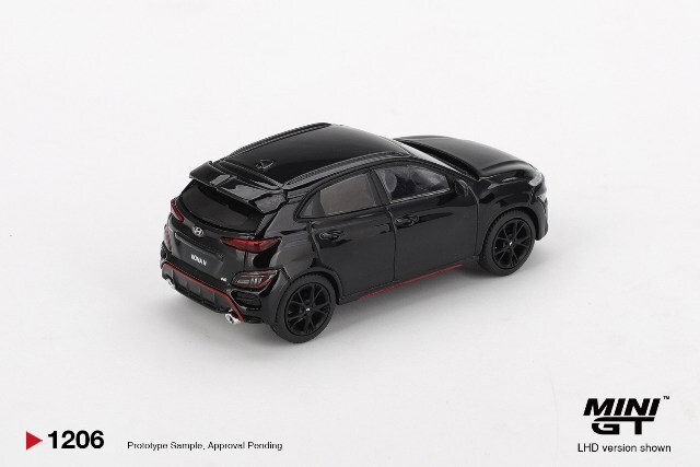 TSM ミニGT 1/64 ヒョンデ コナ N ファントムブラック (左ハンドル