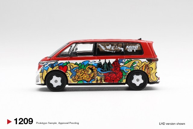 TSM ミニGT 1/64 フォルクスワーゲン ID.Buzz ミズデザイン (左