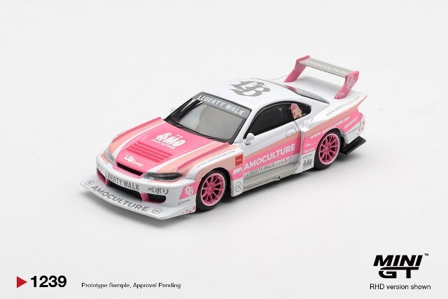 TSM ミニGT 1/64 日産 シルビア(S15) LB-スーパーシルエット