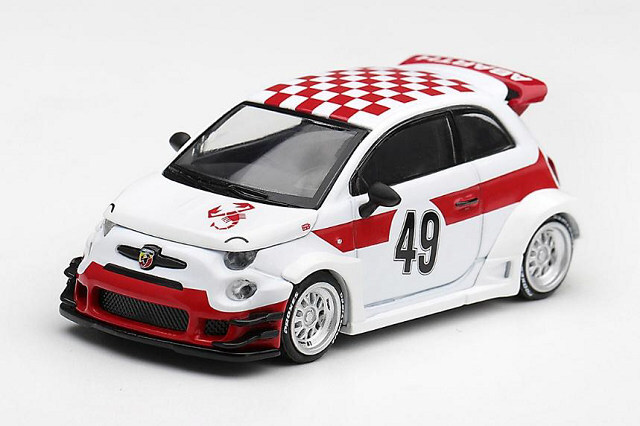 ☆予約品☆ TSM ミニGT 1/64 アバルト 595 LB-WORKS x Abas Works 1000