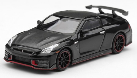 ☆予約品☆ TSM ミニGT 1/64 日産 GT-R ニスモ 2024 ブラック(左ハンドル)