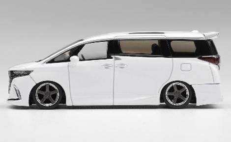 ☆予約品☆ TSM ミニGT 1/64 トヨタ アルファード 40 KUHL ホワイト(左